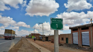 Bolivia State Street 1 lama - Poopo Bolivia mine authentic city workers life - Bolivia Travel Tips