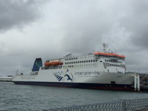 Ferry interislander from North to South in New Zealand