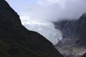 Glaciers in Te Wahipounamu Franz Josef Glacier in New Zealand