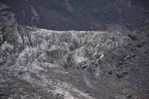 Glaciers in Te Wahipounamu Fox Glacier in New Zealand