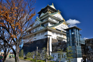 Osaka castle Japan