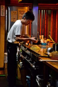 Okonomiyaki Japanese Pizza