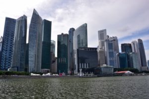 Singapur's skyline