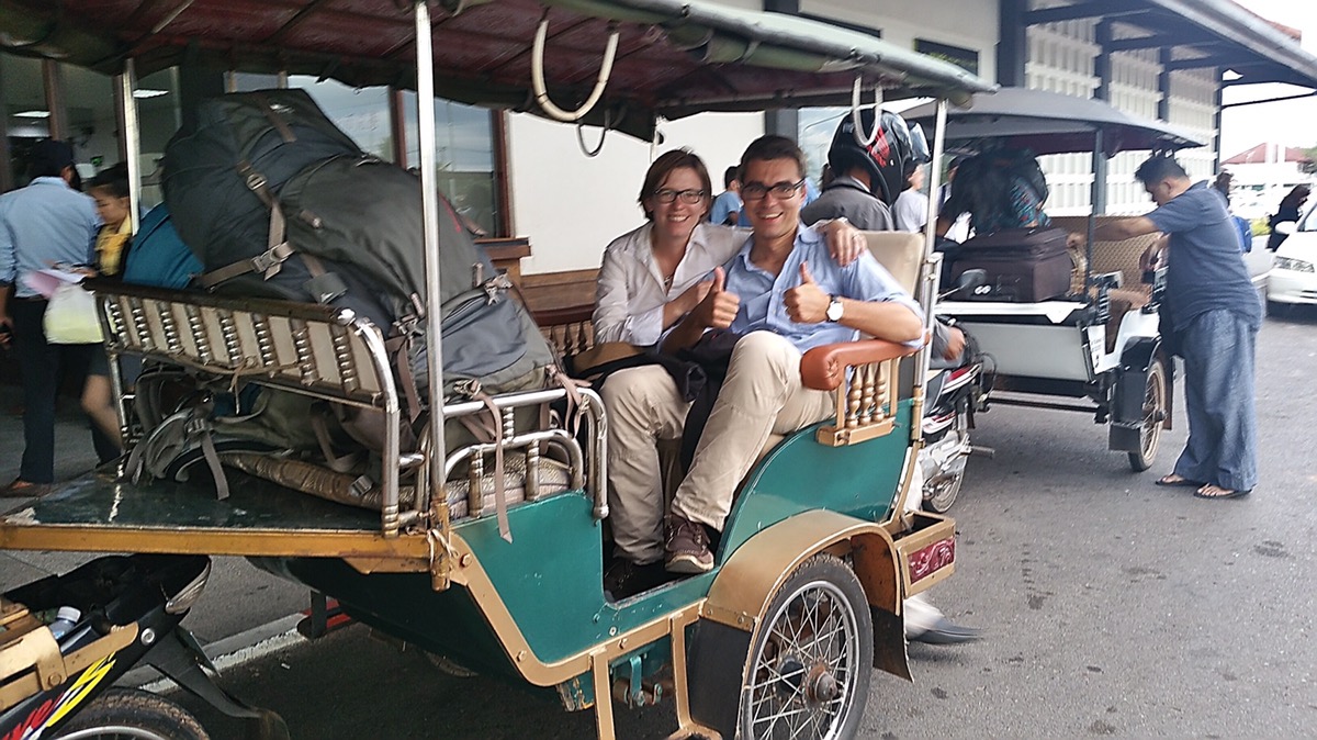 Saskia Hohe arriving in Cambodia airport Taxi seam Reap - Cambodia Travel Tips