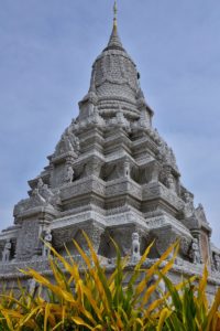 Silver pagode in Phnom Penh Cambodia Kambodscha