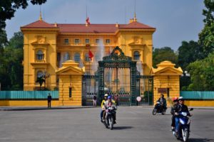 Vietnam Presidential palace in Hanoi