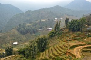 Sa Pa trekking villages in Vietnam rice terraces