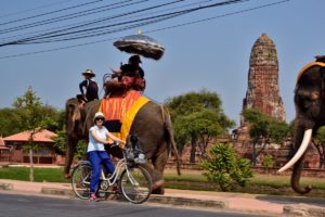 Saskia Hohe in Ayutthaya - Thailand Travel Tips