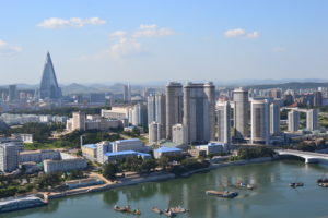 View from Juche Tower Pyongyang North Korea DPRK