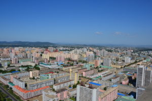 View from Juche Tower Pyongyang North Korea DPRK