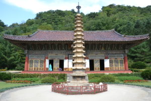 Buddhist temple Pohyon Temple DPRK North Korea