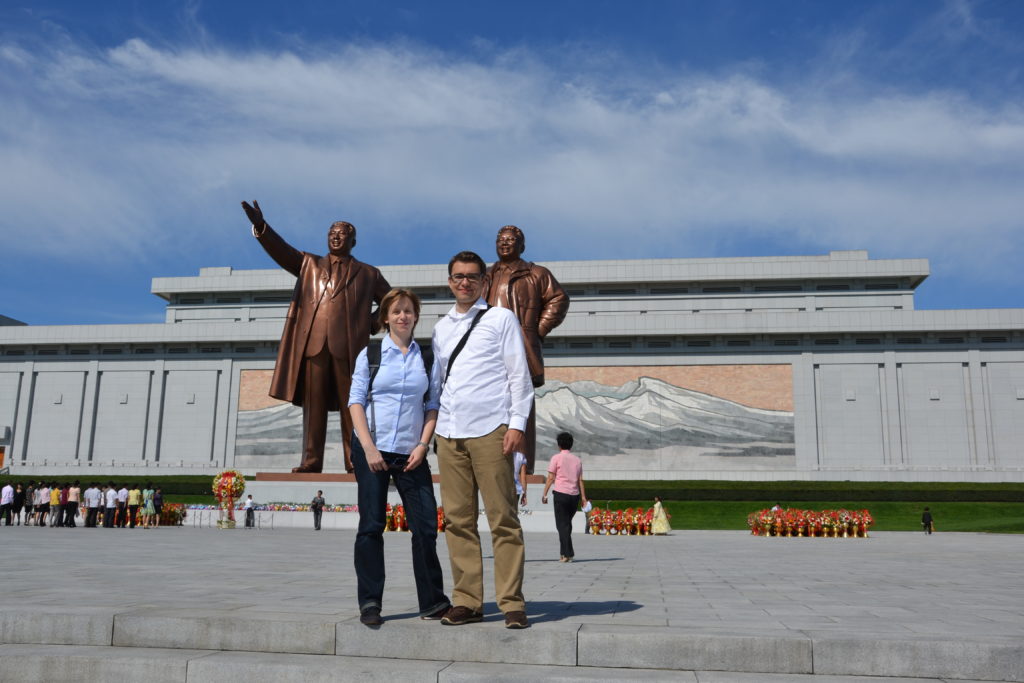 Saskia Hohe Mansudae Grand Monument Pyongyang DPRK North Korea