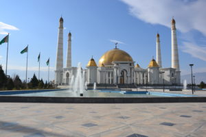 Turkmenbashi Ruhy Mosque Ashgabat Turkmenistan